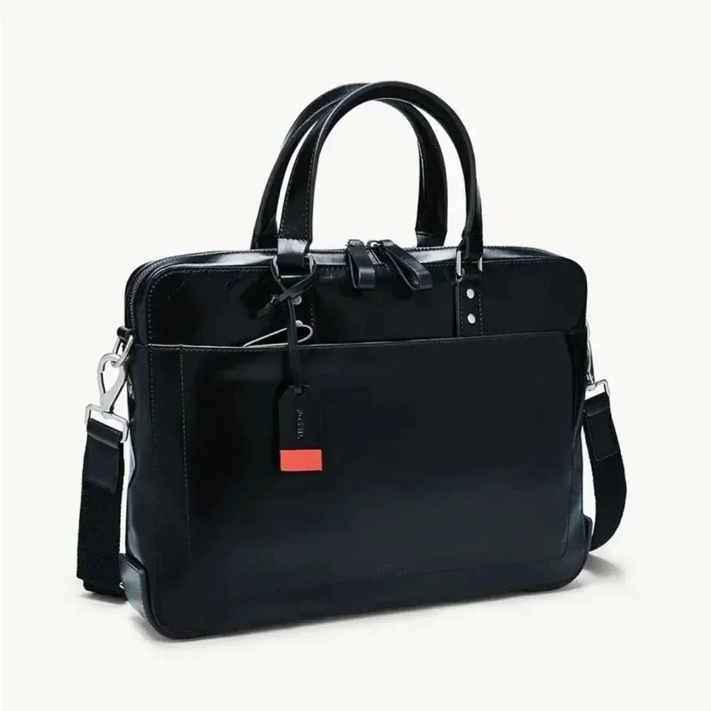 NWT Fossil Defender Eco Leather Brief Bag